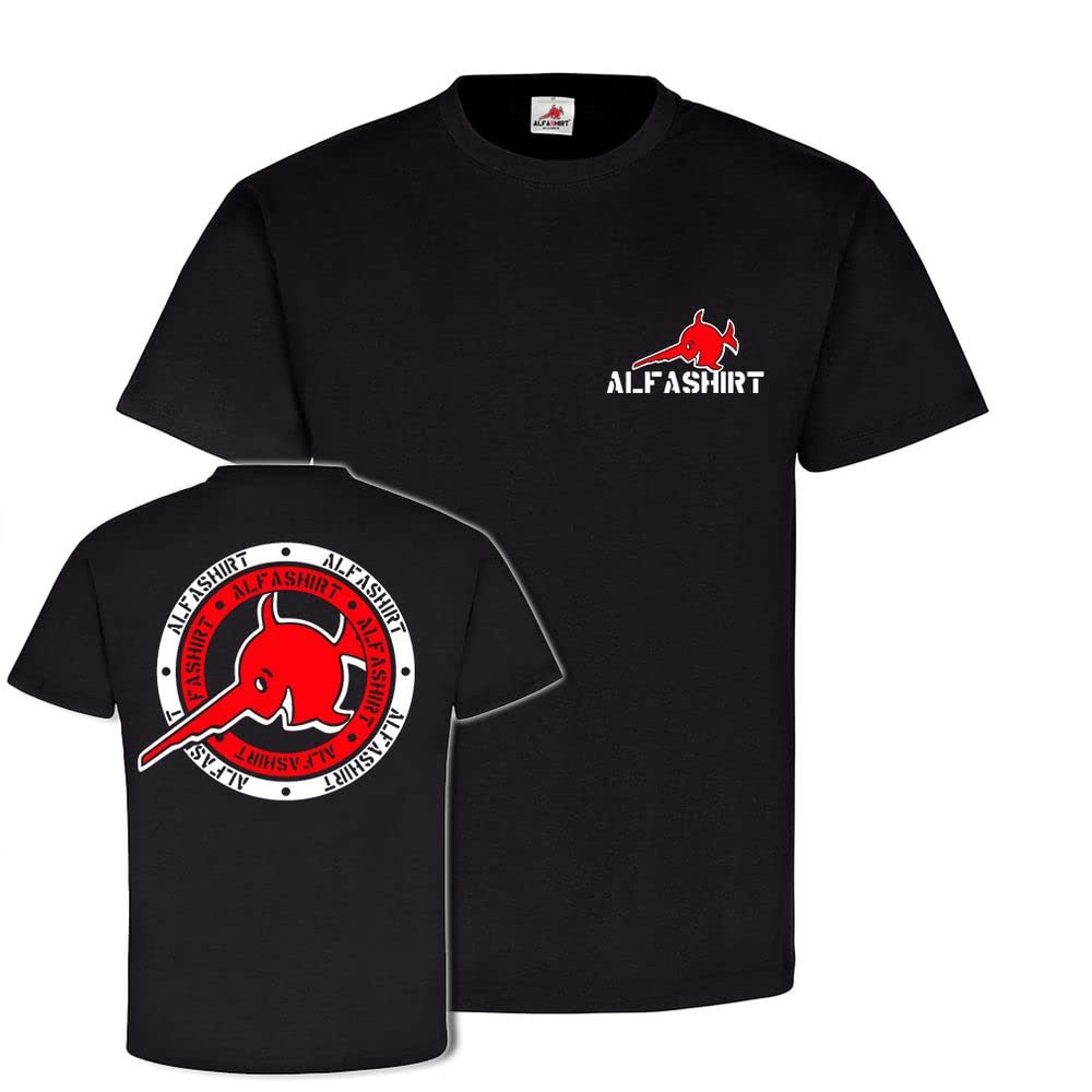 T-shirt militaire espadon imprimé Nordmann Style logo armée