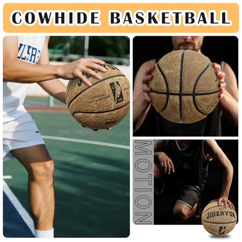 JIUERYUN Genuine Leather Basketball
