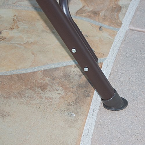 image for BELLEZE Porch Swing Soft Cushioned Sunlight Protection 3 Seat Polyeste