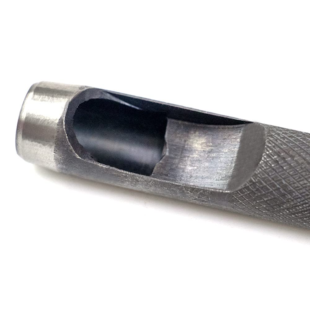 1 szt. Okrągły skórzany dziurkacz do paska 1,0 mm-25 mm Skórzane narzędzia rzemieślnicze Metalowy zestaw dziurkacza do paska zegarka Pusta odzież Płótno, 1 szt.19 mm