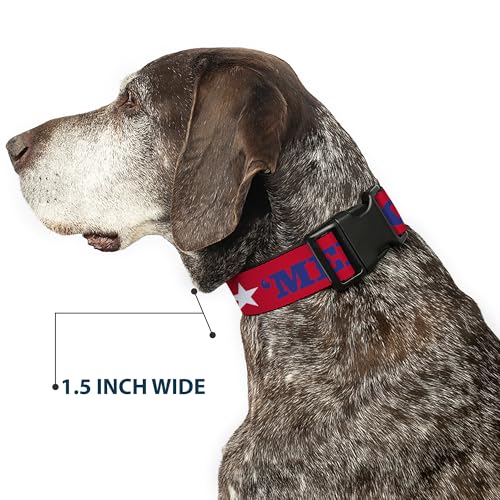 Collar plástico Buckle Down estrecho grande para evitar tirones incómodos 8