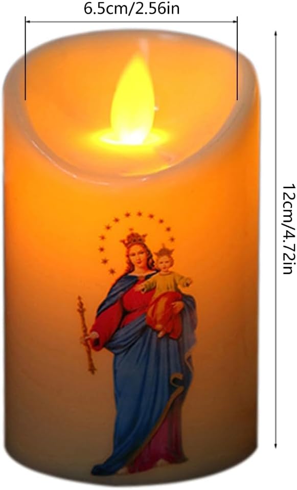 Christ Light Led Tealight Art Design Holy Home Yoga Room Decoration Relaxing