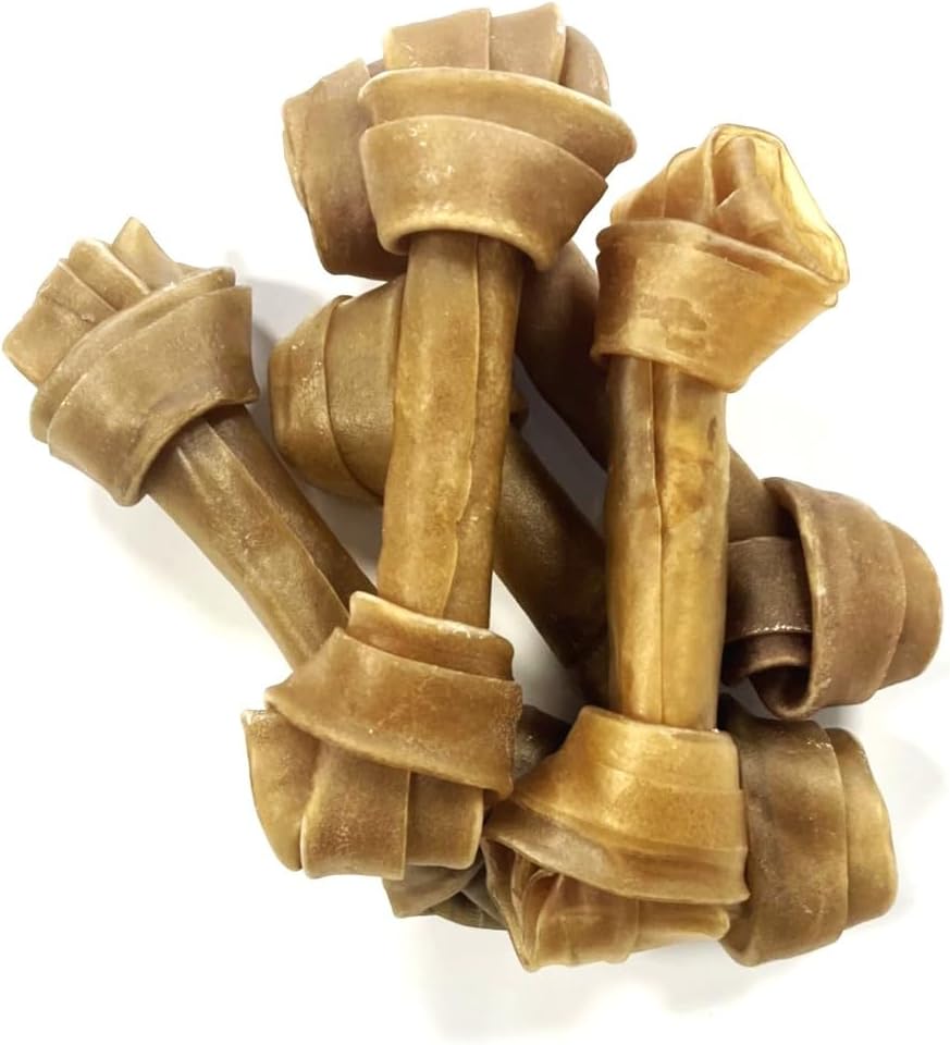 Good Boy Medium Rawhide Knotted Bones Dog Chews Made From 100