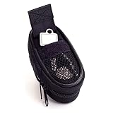 CHICHIYANG Griffbrett-Aufbewahrungstasche, Mini-Aufbewahrungstasche mit Netz-Reißverschluss, Aufbewahrungstasche, Schwarz , Klassisch