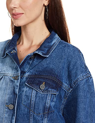 Image of Max Women's Faded Short Length Denim Jacket