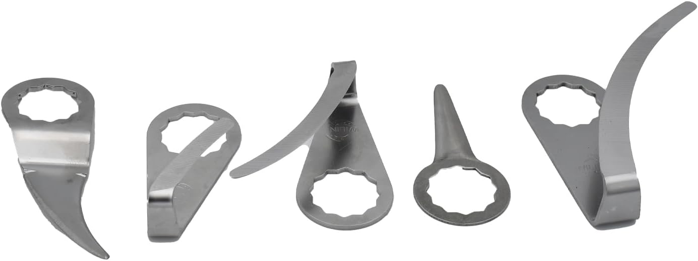 5 PCS Cold Knife Blade Pneumatic Windshield Remover Tools Parts for Car Doors Window Seal Cutter Windscreen Removal Oscillating Cut-Out Tools Replacement Part