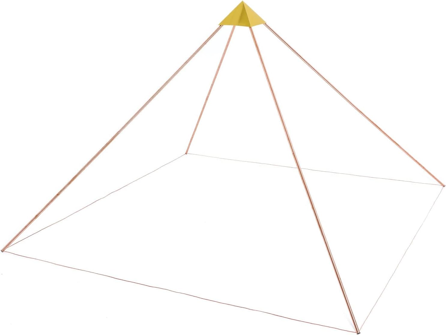 79in Copper Pyramid For Meditation - The Great Pyramid Of Meditation, Meditation Accessory, Healing Tool