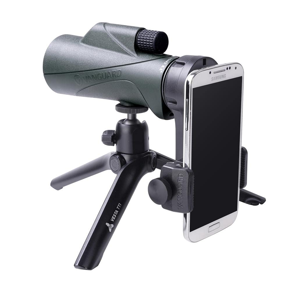 Vanguard Veo HD2 1042M - Monocular 10x42 con adaptdor para Smartphone