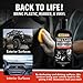 Plastic Restorer for Car with Foam Applicator, Black Trim Restorer, Bumpers and Rubber, Protects Against UV Rays, Long Lasting Shine, No Oily Residue