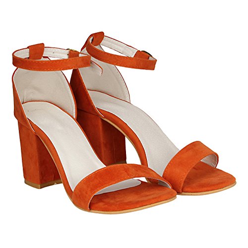 Image of Misto Women's and Girl's Formal Casual Suede Leather Block Heel Sandal