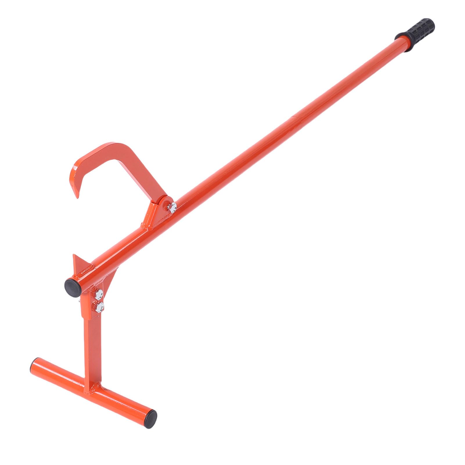 Kikumi Gancho Ajustable para Rodillo de Troncos, Herramienta Forestal de Acero Resistente con Empuñadura de Goma para Levantar y Rodar Troncos de hasta 38 Cm (15 pulgadas).