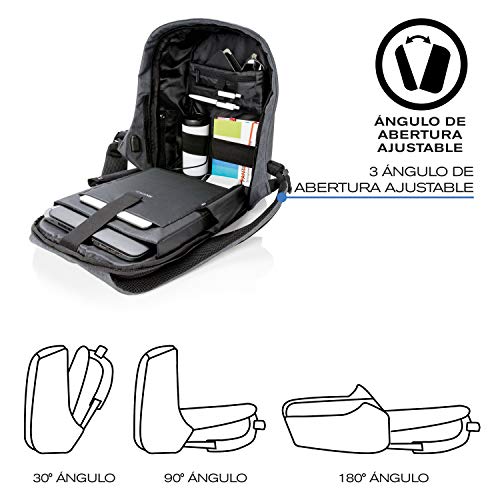 XDDesign Bobby Compact Print Anti-Theft Laptop USB Backpack Camouflage Blue4