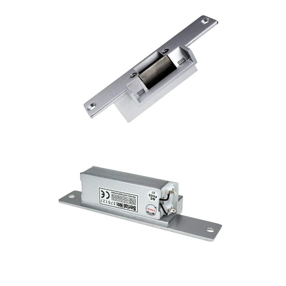 YAVIS 12V DC Fail Secure NC Mode Door Electric Strike Lock for Access Control Smart Locks (NC Lock)