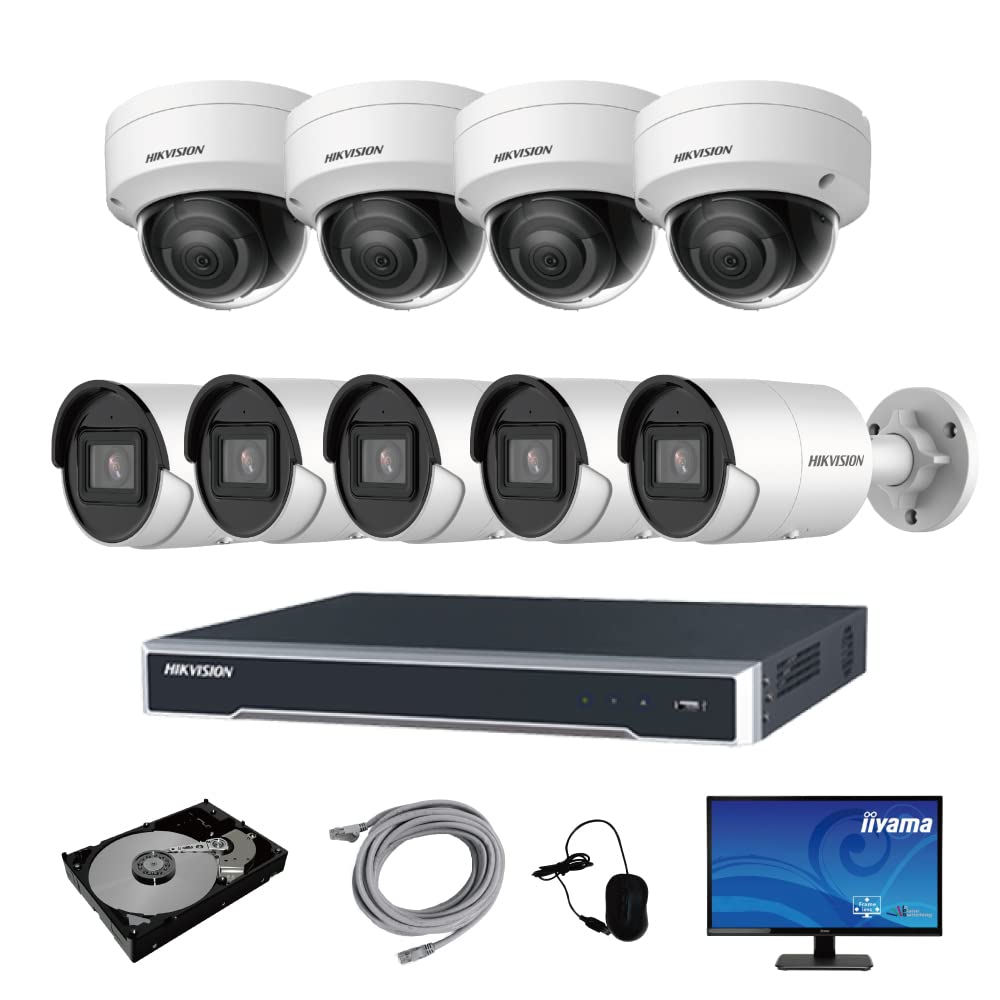 Amazon.co.jp: 200万画素 ネットワーク 防犯カメラ 9台 HDD 3TB