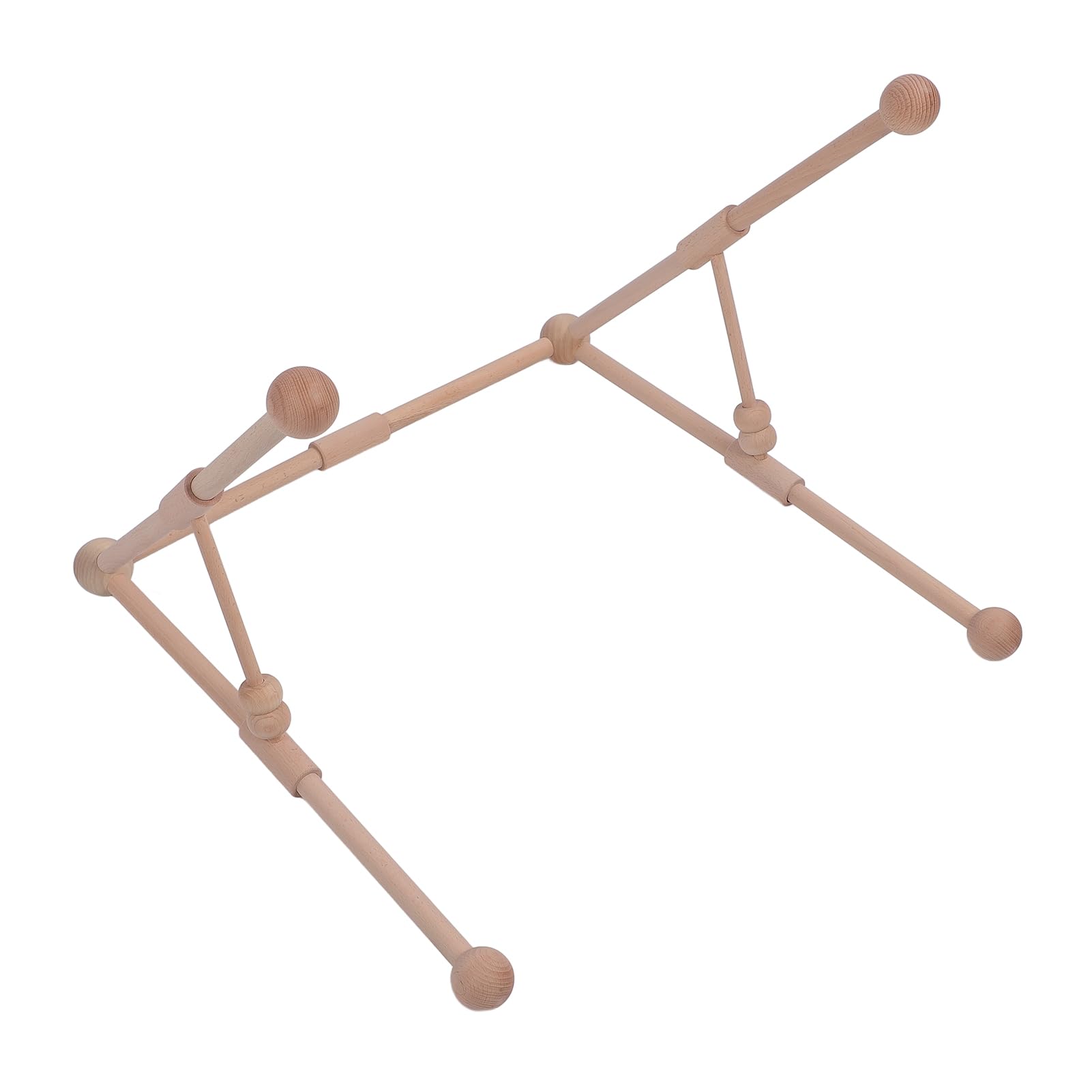 Tappeto Gym Baby in Legno con Telaio di Supporto Stabile