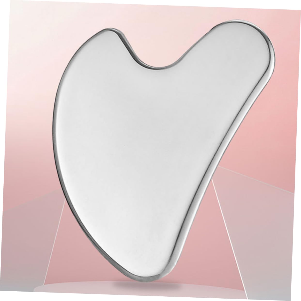 Beavorty 4 Pezzi Guasha Facciale Per Strumento Di Massaggio Del Viso Piccolo E Portatile A Forma Di Cuore Strumento Di Raschiatura Del Viso