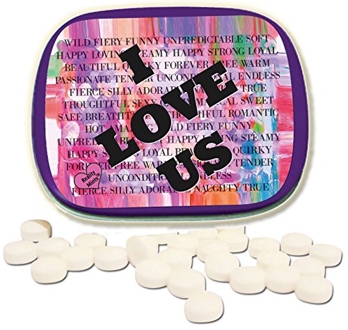Gears Out I Love Us Mints - Romantic Statement Design Mint Tin - Novelty Candy For Women - Wintergreen Breath Mints, Sugar-Free #TOP1