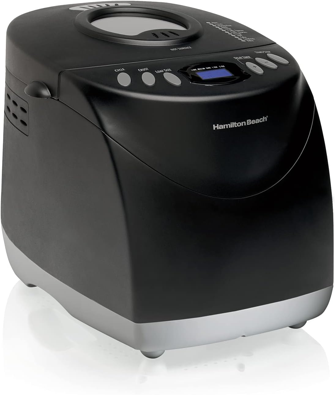 Hamilton Beach Programmable Bread Machine, 2-Pound Bread Maker with Gluten-Free Setting (29882)