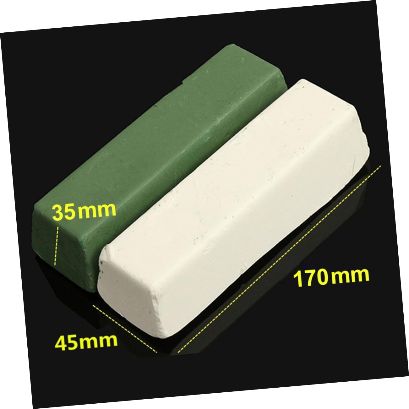 ULTECHNOVO Polierpaste Grün für Metalle und Geräte Wachs zum Polieren und Schneiden Jade Schleifzubehör