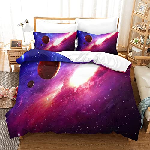 Parure de lit en microfibre douce avec fermeture éclair solide