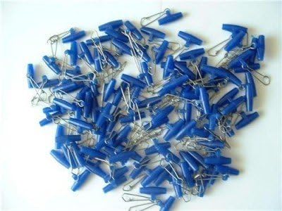 FISHING LINE SINKER SLIDES EAZY RIGS BLUE 40 PCS. GOOD FOR BRAID 1 3/4" LONG