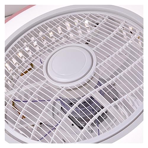 Plafonnier ventilateur LED circulaire pour chambre d'enfant avec télécommande - 4