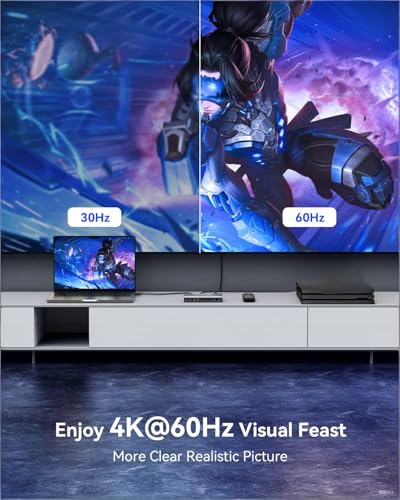 Image of HDMI Switch 5 in 1 Out 4K@60Hz, GANA HDMI Splitter Switcher with Remote, Aluminum HDMI 2.0 Switch Box Hub for 3D, HDCP2.2, HDR, Compatible with Xbox, PS5 /4 /3,Fire Stick,Roku,Blu-Ray Player, Black