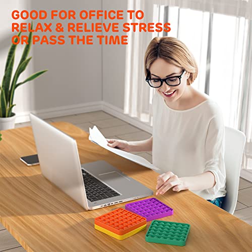 Soullife 12 Pack Fidget Toys,Push Pop Fidget Sensory Toys Set,Stress Relief Gifts For Kids & Adults,Pop Bulk & Party Favors Toddler Toys For Easter Gifts,Party Supplies,Classroom Prizes #TOP3