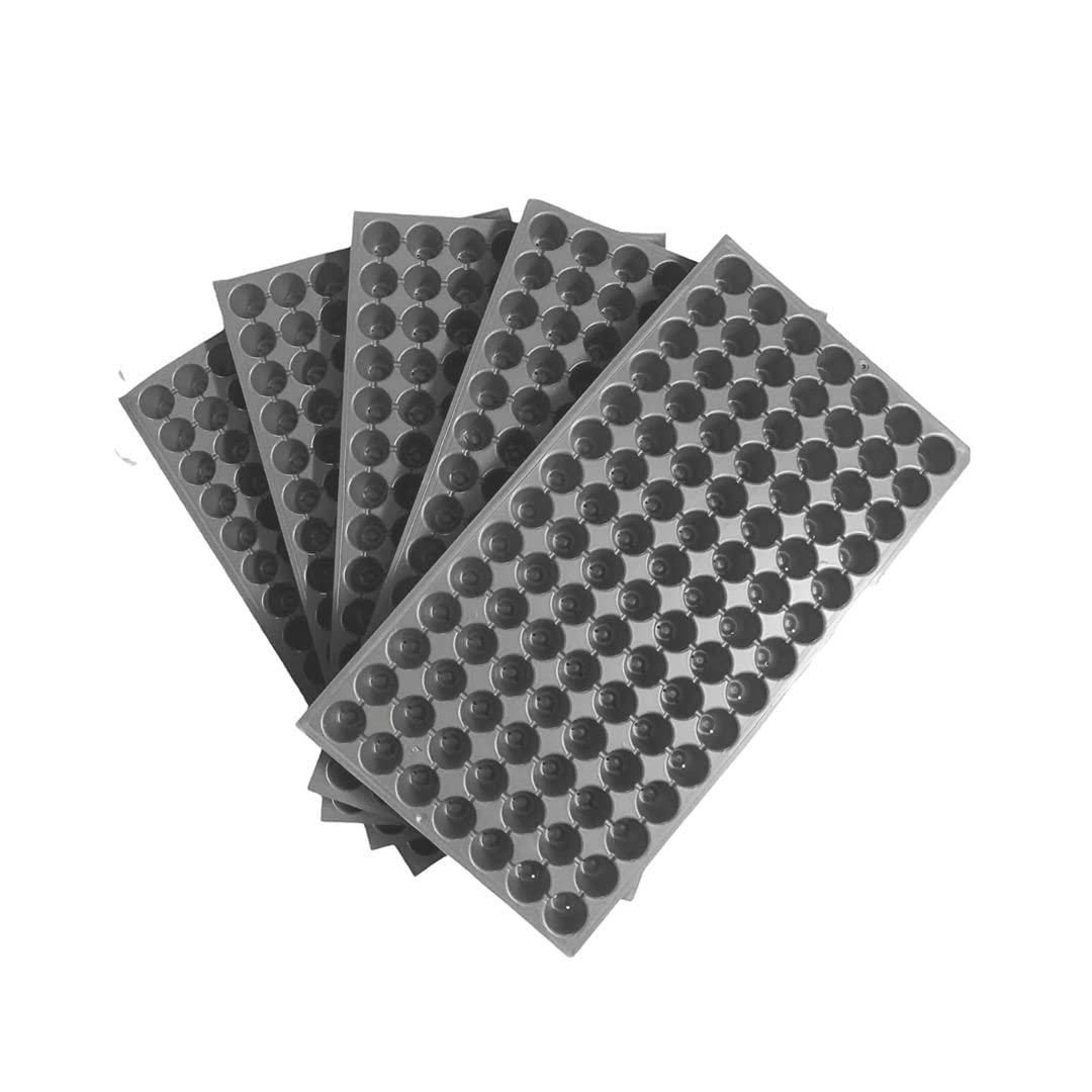 SAGE Agriculture Garden Plastic Seed Germination Seedling Tray Plant Grow Starting Pro Tray, for Flower, Vegetable | Reusable and Easy to Handle (98 Cavity Black, 10) (B0C5MG1RWD) Amazon Price History, Amazon Price Tracker
