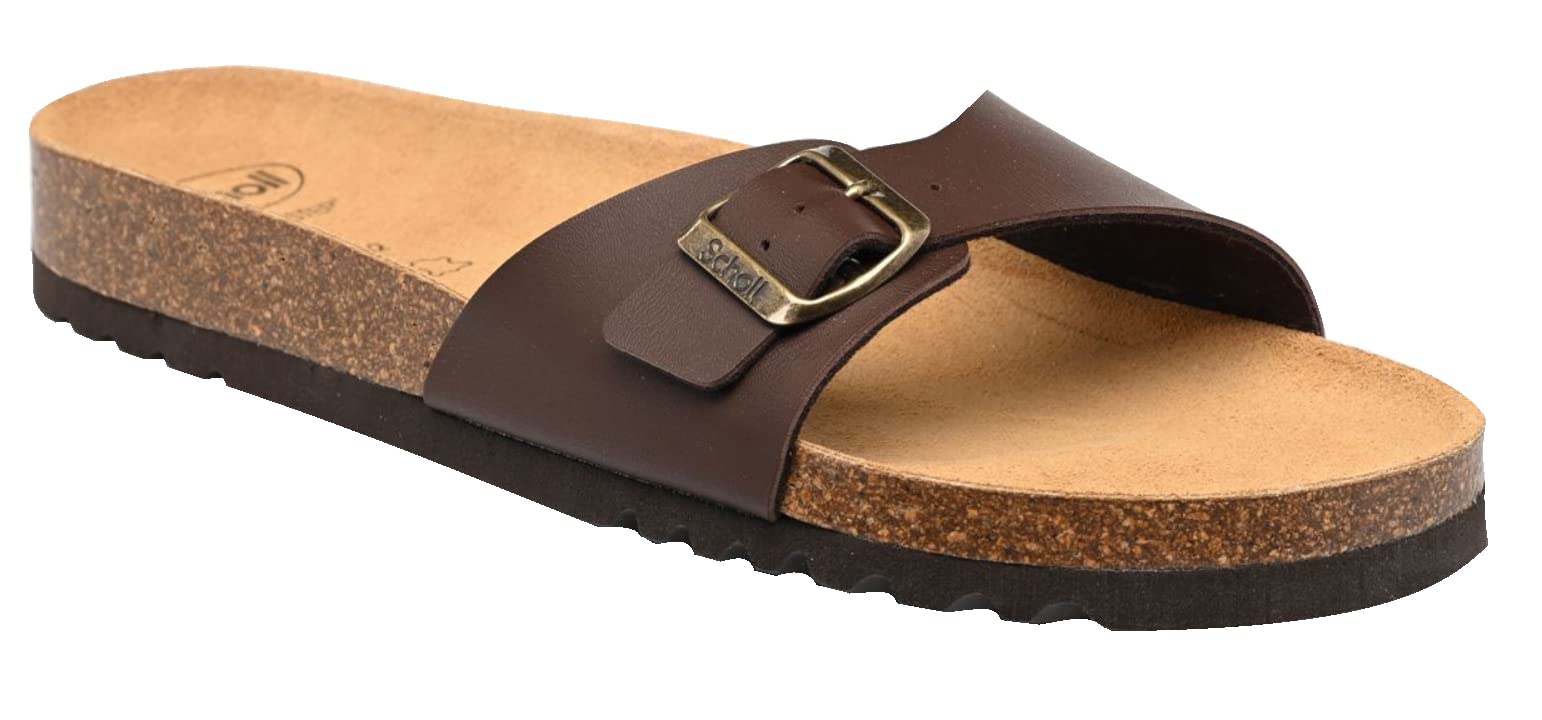 Scholl Simon, Men's Sandal, Brown, 11 UK