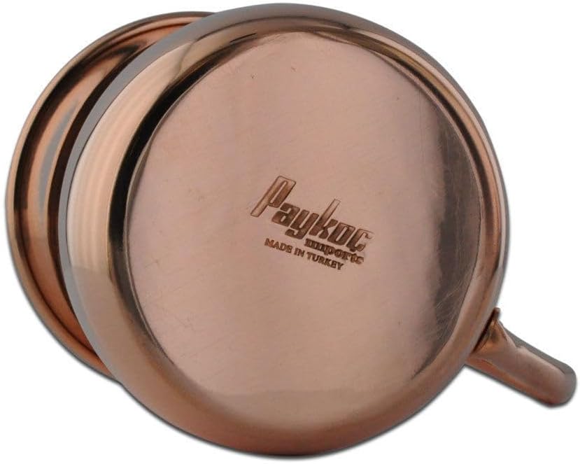 Custom Engraved 18oz Solid Copper Royal Tankard Mug by Paykoc – Personalized Moscow Mule Cup with Brass Handle – Handcrafted Polished Barware