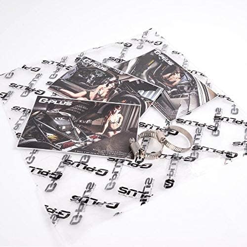 G-PLUS 3-Ply Nylon Silicone Throttle Body Boot Hose Clamps Kit Compatible With Audi A6 S4 2.7L Bi-Turbo, Y Type Multi Fork Tube, Blue