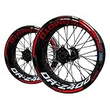 Rim Wheel Decal Stickers for S&uzuki for Drz400 for Dr-Z 400 Wheel Sticker Decal Set Decals & Stickers(Multi-Colored)