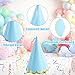 CANREVEL 24 PCS Pastel Party Hats for Adults, Pastel Party Decorations, Party Headwear for Birthday|Celebration|Party Supplies, Macaron Cone Hats for Women Men