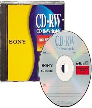 Sony CD-RW High Speed Rewritable Disc One-Pack