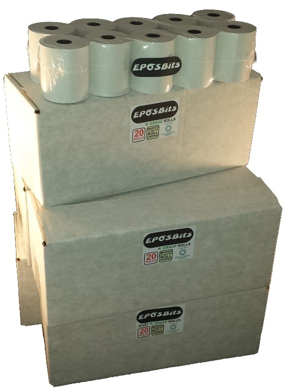 Papier thermique Casio PCR 260 rouleaux de caisse enregistreuse 5 boîtes