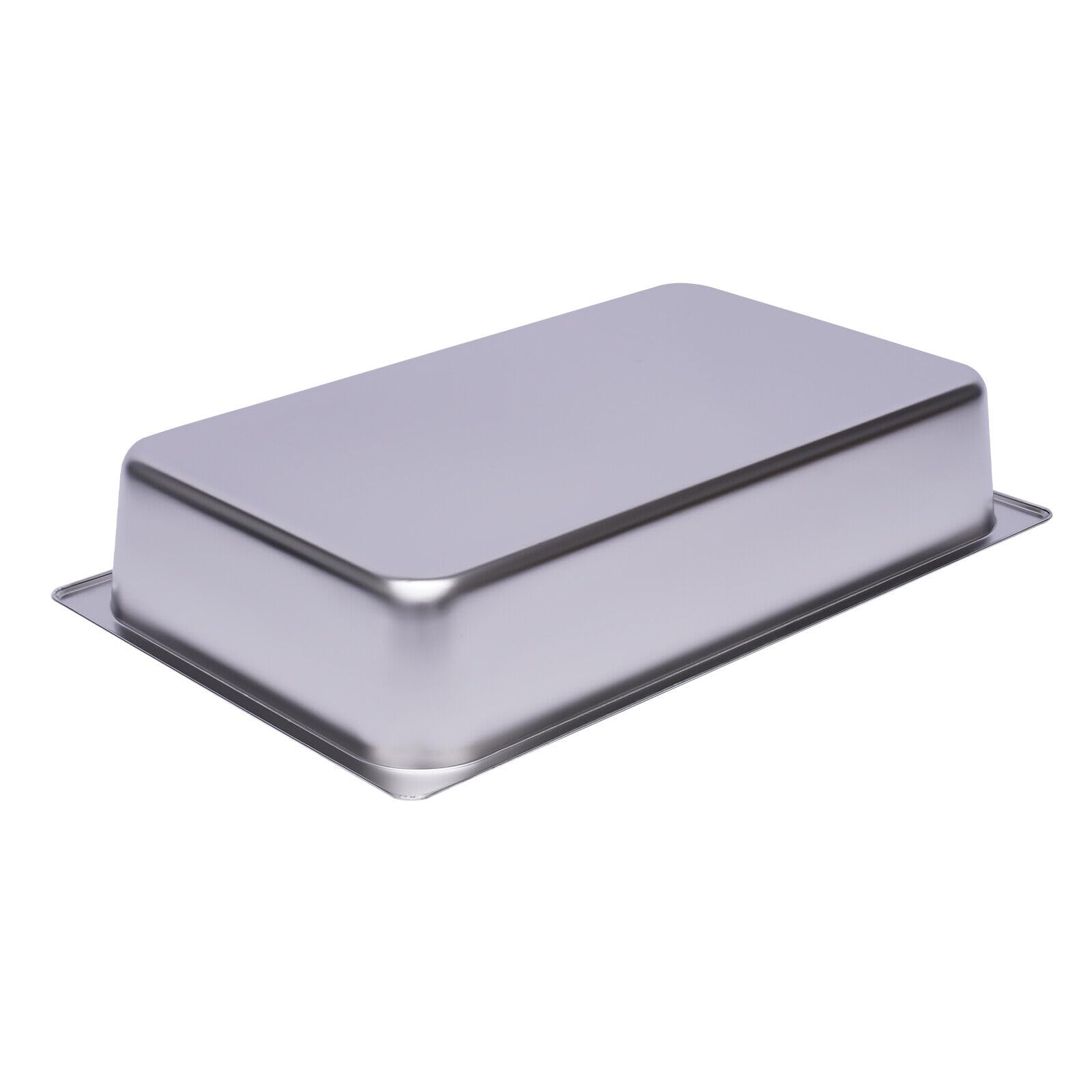 Contenedores Gastronorm inoxidables de acero inoxidable 6 unidades 1/1 100 mm de profundidad 53 x 33 x 10 cm Gastronorm adecuado para platos de chafing, tartas, mesa Food Pan Hotel Food
