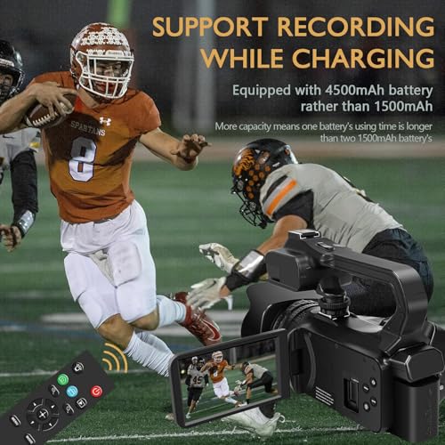 Image of Camcorder Video Camera Ultra 8K 64MP Vlogging Camera for YouTube