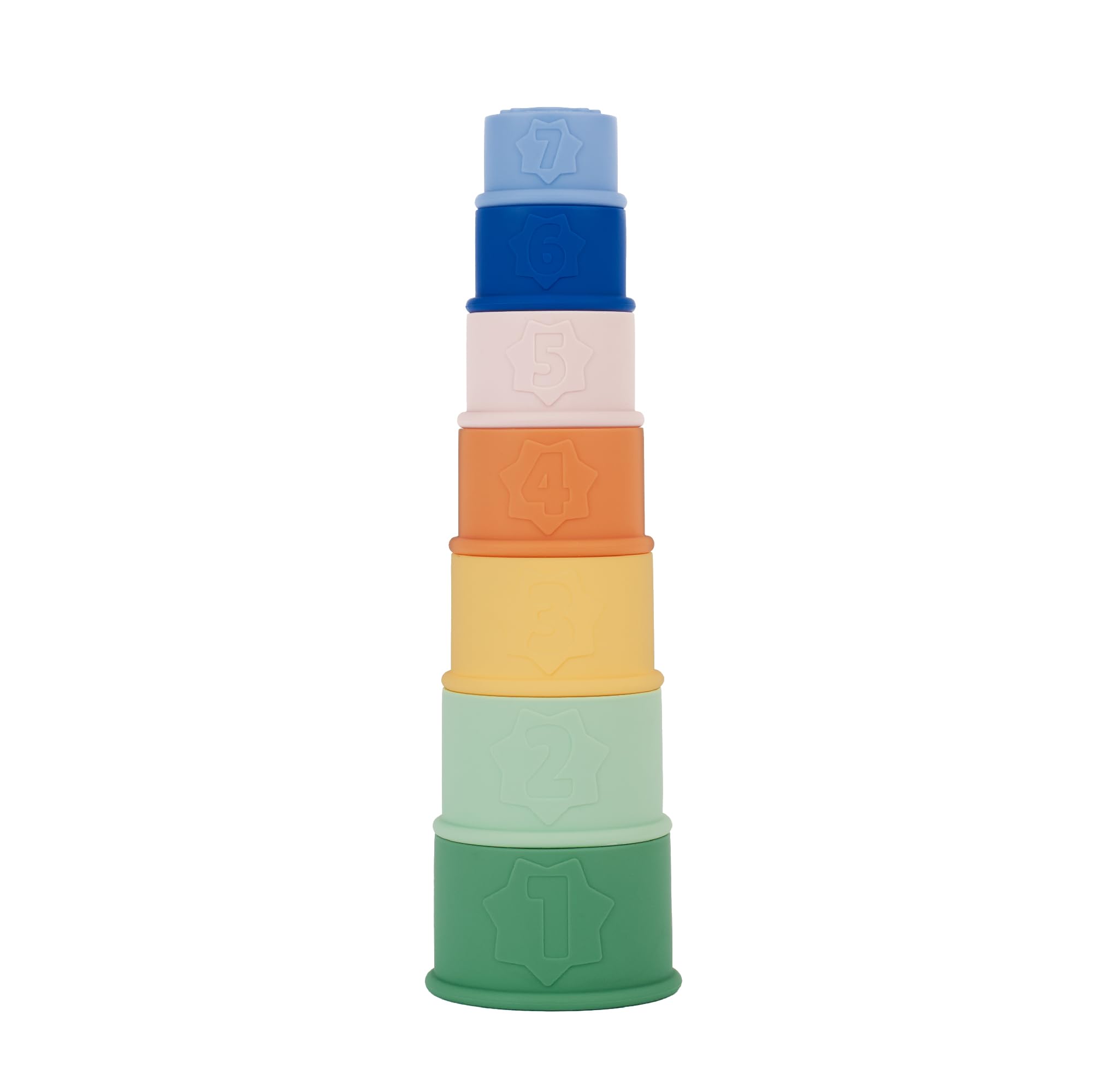 Badabulle 7 Stackable Silicone Bath Cups