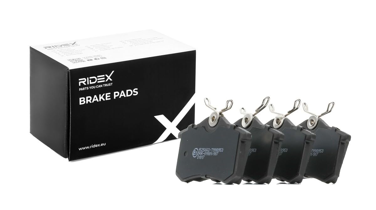 Kit Frein Arrière RIDEX - Disques Et Plaquettes Pleins 240 Mm, Épaisseur 8 Mm - Compatible Renault Clio III, Twingo II, Megane II