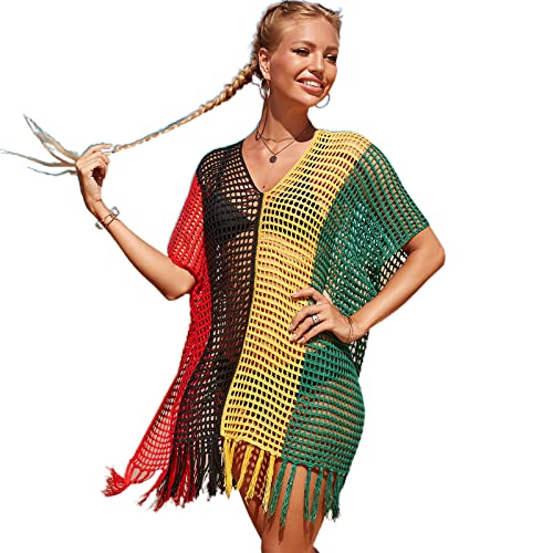 Chemise irisée pour femme en crochet coupe dos nu protectrice