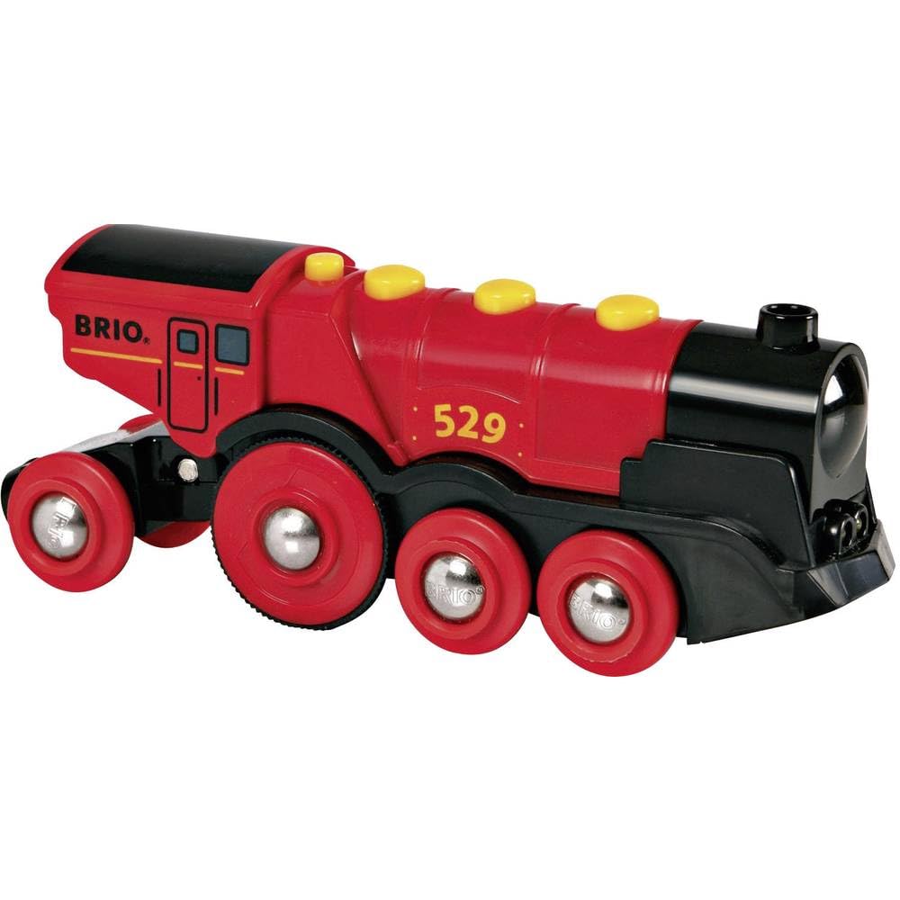 Brio 63359200 Klasyczna Czerwona Lokomotywa (63359200) Bezpieczna Zabawka Dla Dzieci Powyżej 3 Lat,Czerwony,Jeden Rozmiar