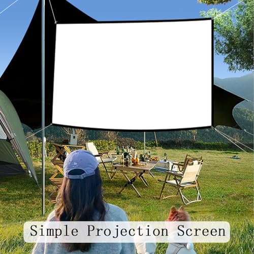 Pantalla para proyector plegable 200 pulgadas 4:3 miniatura 3
