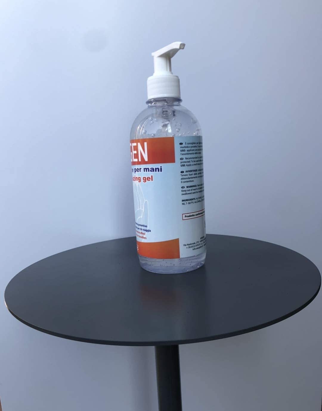 Piantana Porta Gel igienizzante Mani | Piantana Porta igienizzante Mani Colonna Porta Dispenser e flacone Gel Mani