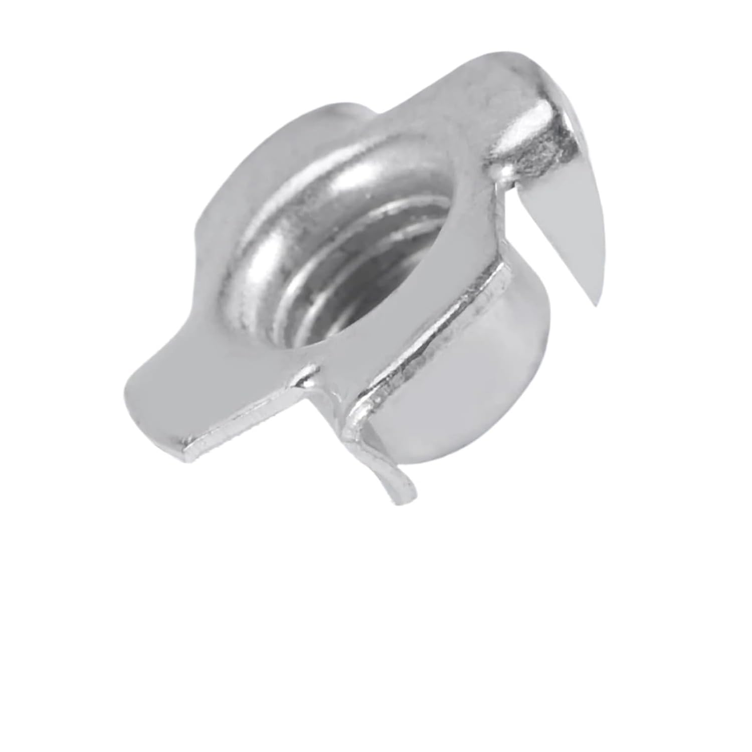 T Nuts 80pcs Carbon Steel Four Claws Nut Blind for Wood Furniture Hardware