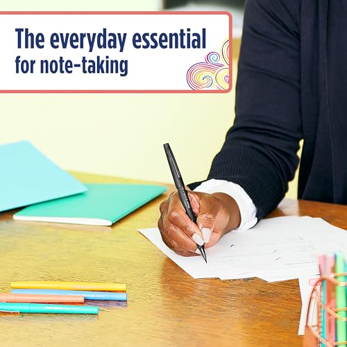 Paper Mate Flair Pen, Black, Medium Tip, 0.7mm - 12 Pack