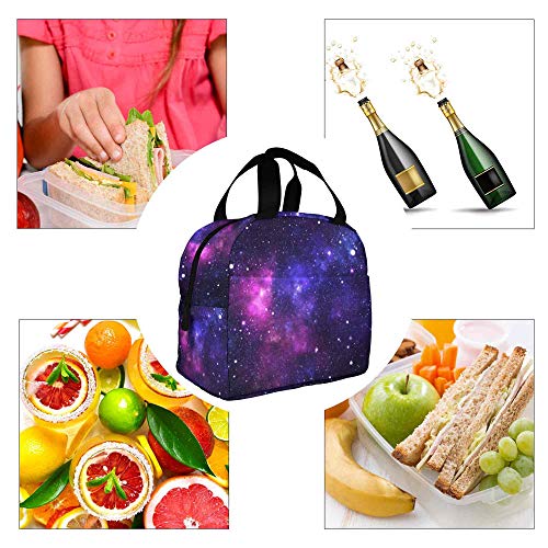 Blublu Galaxy Portable Lunch Bag Insulated Cooler Tote Box For Travel/Picnic/Work #TOP3