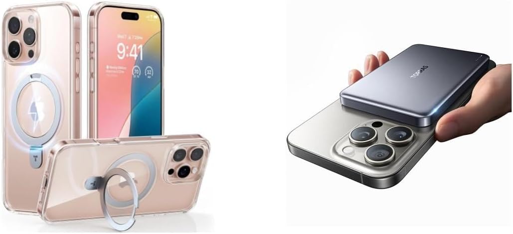 TORRAS Magnetic Case & Magnetic Power Bank 10,000mAh