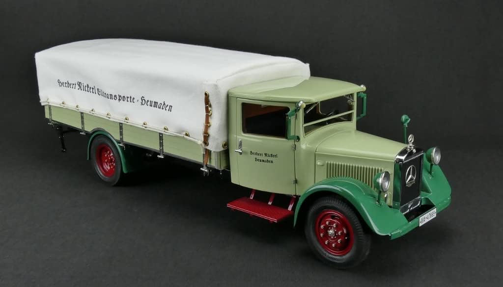 Semi-remorque LION TOYS – Mercedes Benz Nedlloyd Road Cargo, Métal, Bleu