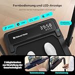 Mobvoi Home 3-in-1 Laufband Zusammenklappbar mit 6% Steigung 2,5 PS Kompaktes Tragbares Lauf- und Walkinggerät für unter den Schreibtisch mit Fernbedienung, LED-Anzeige, Leicht zu lagern 12km/h 120kg – Bild 3